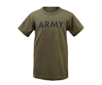 Backbone Boys Girls Kids Teens Army Style Camo T-Shirt Tee
