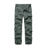 Mens Casual Paratrooper Camouflage Cargo Pants - Stone Washed