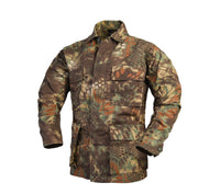 BACKBONE Mens Battle Dress Uniform BDU Shirt Camouflage Tactical Top Shirt Jacket