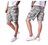 BACKBONE Mens Casual Cargo Shorts Army Military BDU Shorts with Zip Fly - Camo Colors