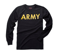 Mens Army Style Long Sleeve Gym Training Camouflage T-Shirt Tee