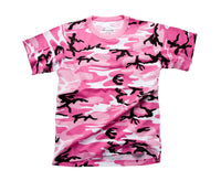 Mens Army Style Short Sleeve Gym Training Camouflage T-Shirt Tee