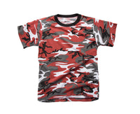 Mens Army Style Short Sleeve Gym Training Camouflage T-Shirt Tee