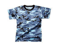 Backbone Boys Girls Kids Teens Army Style Camo T-Shirt Tee