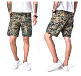 BACKBONE Mens Casual Cargo Shorts Army Military BDU Shorts with Zip Fly - Camo Colors