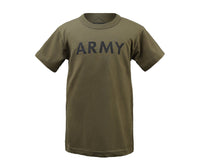 Backbone Boys Girls Kids Teens Army Style Camo T-Shirt Tee