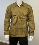 BACKBONE Mens Battle Dress Uniform BDU Shirt Camouflage Tactical Top Shirt Jacket