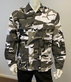BACKBONE Mens Battle Dress Uniform BDU Shirt Camouflage Tactical Top Shirt Jacket
