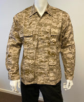 BACKBONE Mens Battle Dress Uniform BDU Shirt Camouflage Tactical Top Shirt Jacket