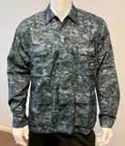 BACKBONE Mens Battle Dress Uniform BDU Shirt Camouflage Tactical Top Shirt Jacket