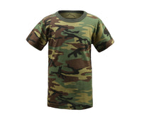 Backbone Boys Girls Kids Teens Army Style Camo T-Shirt Tee