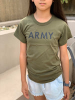 Backbone Boys Girls Kids Teens Army Style Training Scout Camp Outdoor Camo T-Shirt Tee