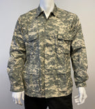 BACKBONE Mens Battle Dress Uniform BDU Shirt Camouflage Tactical Top Shirt Jacket