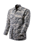 BACKBONE Mens Battle Dress Uniform BDU Shirt Camouflage Tactical Top Shirt Jacket