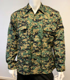 BACKBONE Mens Battle Dress Uniform BDU Shirt Camouflage Tactical Top Shirt Jacket