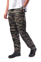 Mens Casual Multi-pocket Camouflage Cargo Pants Military Army Trousers BDU Pants Trousers with Button Fly