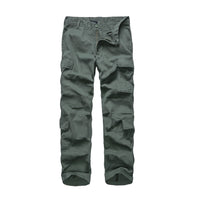 Mens Casual Paratrooper Camouflage Cargo Pants - Stone Washed