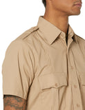 Mens Battle Security Police Uniform Short Sleeve Shirt - Size S - XXL